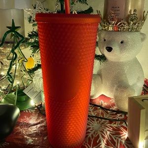 Starbucks Red Tumbler Studded Soft Matte Valentine